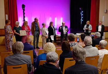 Marion Schaper-Huisgen, Dorothee Meyer-Mansour, Marel Holfelder, Jurgis Tolkmit,Catherine Esnard, Stefanie Tinius, Alain Severac, Galina Rolsing und Patric Lafon